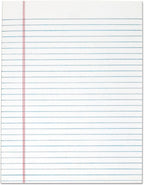 TOPS The Legal Pad Writing Pads, Glue Top, 8-1/2" x 11", Legal Rule, 50 Sheets, 12 Pack (7523)