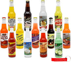 Generic Lester's Fixins Soda | 12 Pack of Unique, Weird, and Unusual Flavors of Food Soda Pop with Real Cane Sugar | 12 oz Glass Bottles in a Mixed 12 Pack Sampler with Crazy Soda Pop Bottle Opener