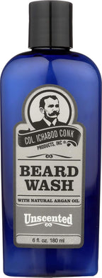 COLONEL CONK Beard Wash Unscented, 6 OZ