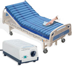 Alternating Air Pressure Mattress Pad for Bed Sore Relief & Prevention, Hospital Bed Mattress Topper with Pump, Ideal for Seniors & Bedridden Patients, Home Hospital Use, 79"x34", Blue