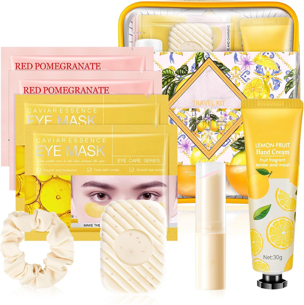 Gifts for Women Skin Care Set, 11 Pcs Skincare Kit For Women Gift Complete Travel -Size Spa Kit Skincare Gift Set Teens Birthday Galentines Day Party Favors Valentines Mothers Day Gift