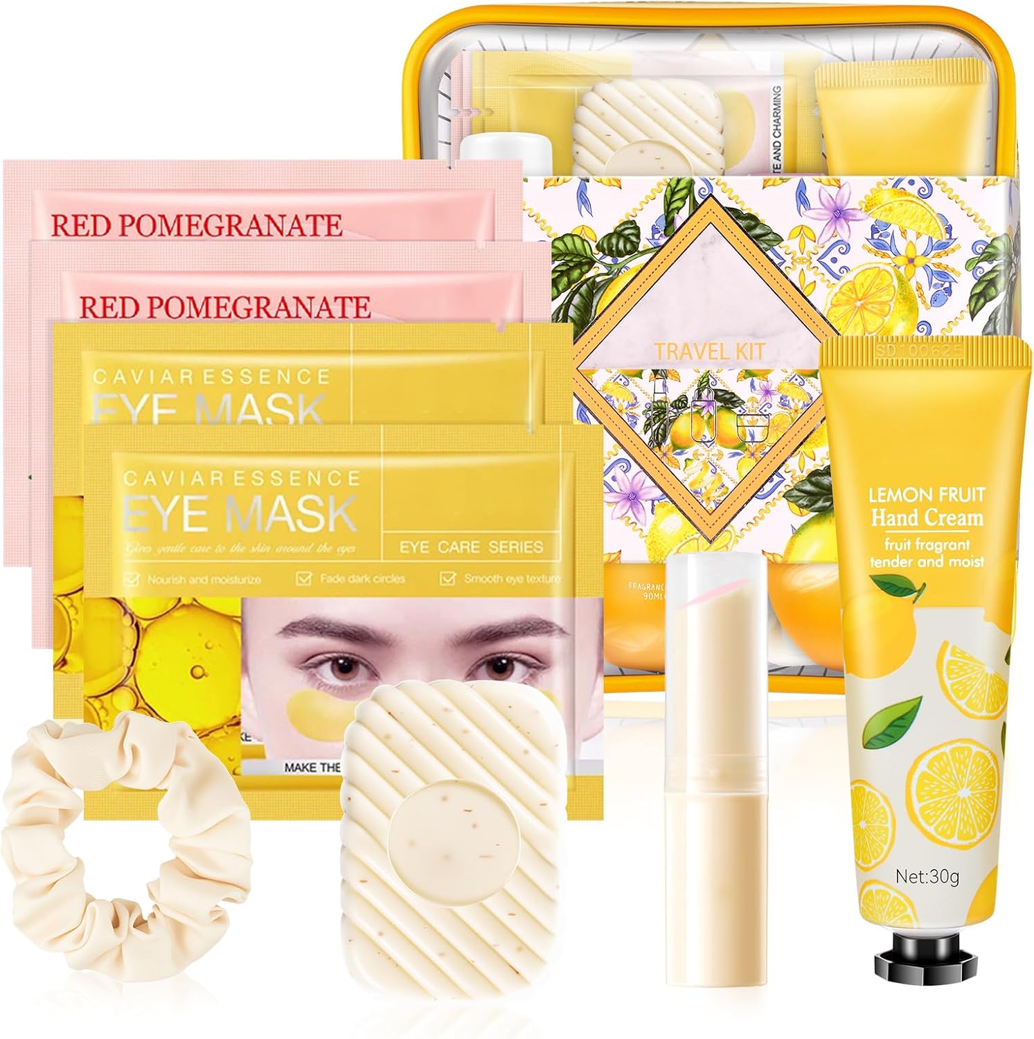 Gifts for Women Skin Care Set, 11 Pcs Skincare Kit For Women Gift Complete Travel -Size Spa Kit Skincare Gift Set Teens Birthday Galentines Day Party Favors Valentines Mothers Day Gift