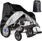 Wheelchair Cover,Electric Wheelchair Cover for Storage,Waterproof Mobility Scooter Cover, Outdoor Protector from Dust Dirt Snow Rain Sun Rays,Rolling Walker Cover