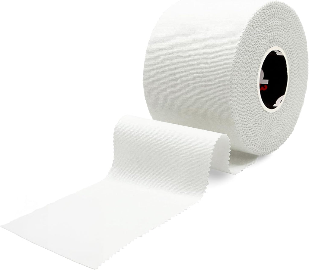 AST Athletic Sports Tape White, 1.5" x 15yds (1 Roll) Hand Tearable Zinc Oxide Joint Strapping First Aid & Medical Trainers Support for Athletes