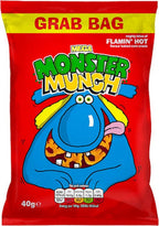 Monster Munch Flamin Hot Grab Bag - 40g - Pack of 4