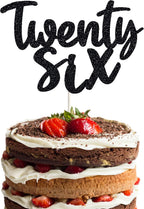 Happy 26th Birthday Cake Topper twenty six Birthday Cake Toppers, Funny 26th Cake Topper for Men,26 Cake Topper For Women, 26th birthday decorations,26th Birthday Cake Topper