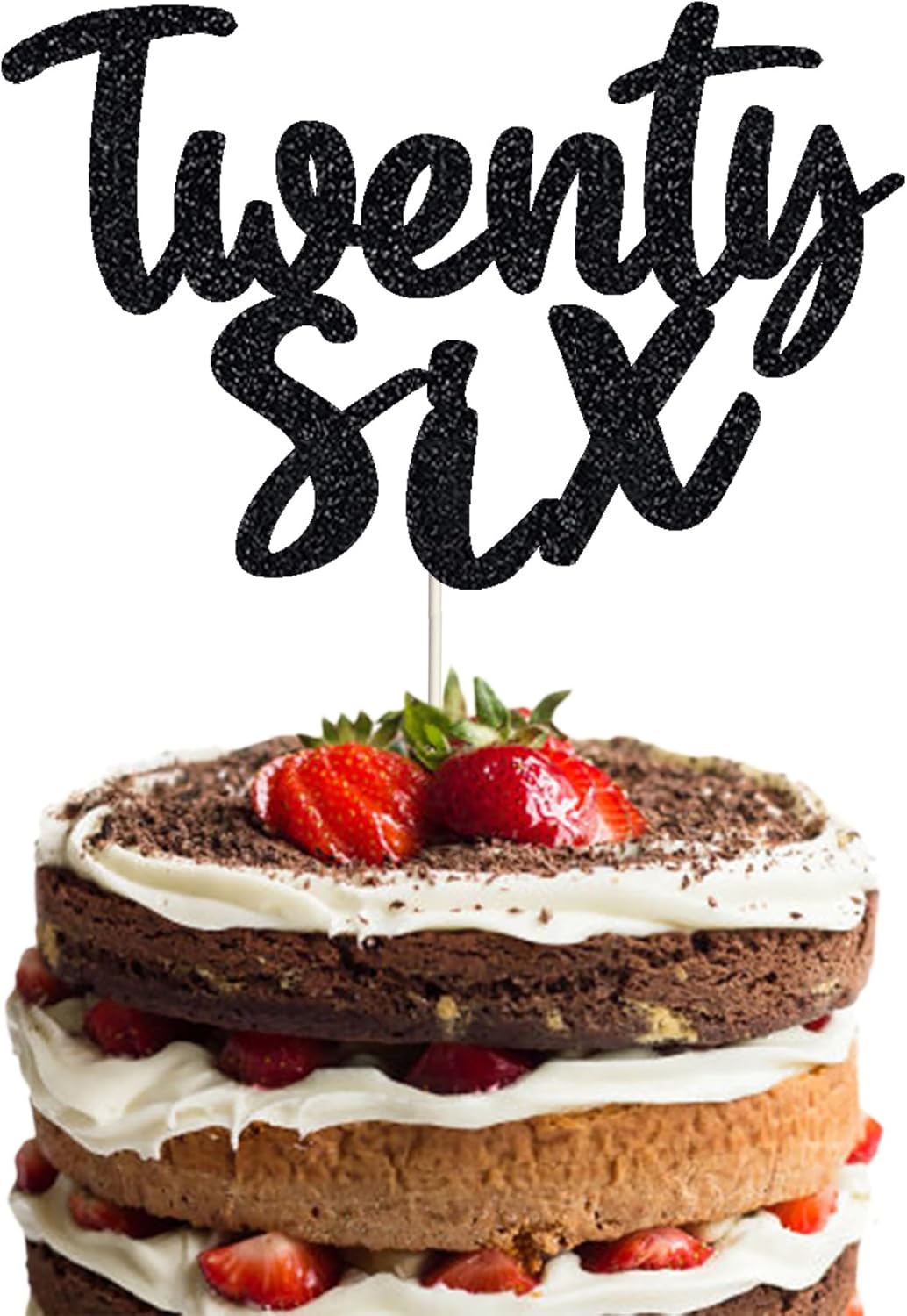 Happy 26th Birthday Cake Topper twenty six Birthday Cake Toppers, Funny 26th Cake Topper for Men,26 Cake Topper For Women, 26th birthday decorations,26th Birthday Cake Topper