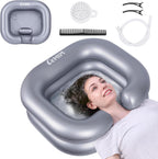 Inflatable Shampoo Basin - Portable Shampoo Bowl, Hair Washing Basin for Bedridden, Disabled,Injured, Hair Wash Tub for Dreadlocks and at Home Sink Washing