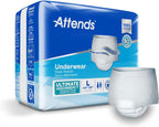 Attends Underwear Super Plus Absorbency - Large 44" - 58" - 18 Count
