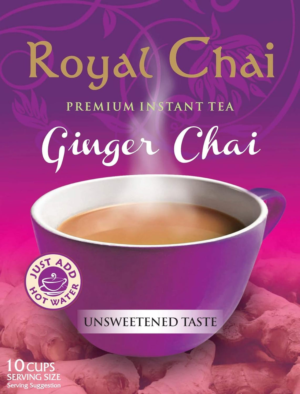 Royal Chai - Premium Instant Tea - Ginger (unsweetened) 180g