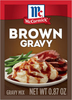 McCormick Brown Gravy Mix Seasoning Packet, 0.87 oz