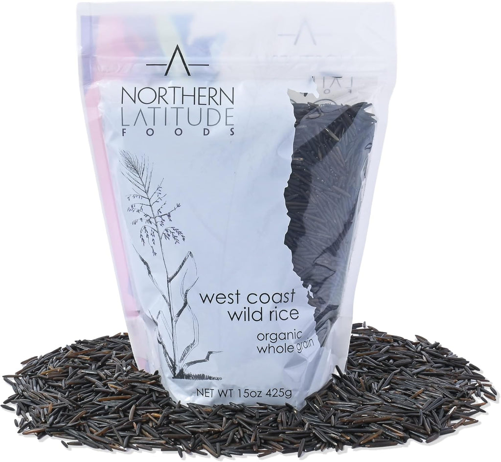 Organic Wild Rice - 15oz | NON-GMO | Lake Harvested | Sustainable | Naturally Gluten Free