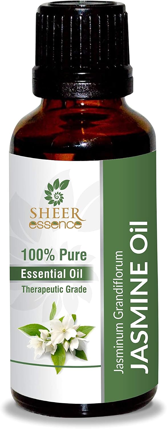 Jasmine Oil -(Jasminum Grandiflorum)- Essential Oil 100% Pure Natural Undiluted Uncut Therapeutic Grade Oil 8.45 Fl.OZ