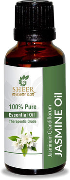 Jasmine Oil -(Jasminum Grandiflorum)- Essential Oil 100% Pure Natural Undiluted Uncut Therapeutic Grade Oil 8.45 Fl.OZ