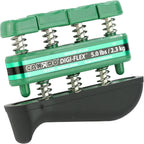 CanDo Digi-Flex Hand and Finger Exerciser Green - Medium Tension - For Dexterity, Strength, and Flexibility for Fingers, Hands, and Forearms