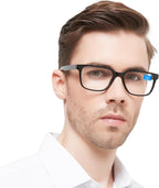OCCI CHIARI Blue Light Blocking Reading Glasses for Men Computer Readers