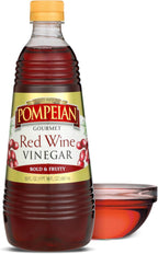 Pompeian Gourmet Red Wine Vinegar, Naturally Gluten-Free, 30 Fl Oz
