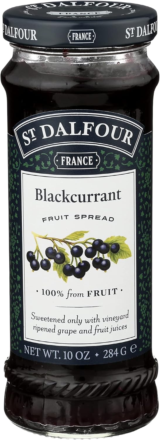 St Dalfour, Fruit Spread Black Currant, 10 Ounce