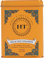 Harney and Sons Decaf Hot Cinnamon , Decaf Flavored Black 20 Sachets per Tin 1.4oz