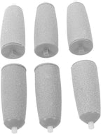 6Pcs Electric Foot File Replacement Heads Coarse and Fine Roller Refills for Dead Skin Removal Compatible with Pedicure Tools for Smooth Feet Care