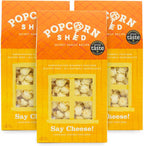 Popcorn Shed Say Cheddar Cheese Flavoured Gourmet Popcorn Gift, Yellow, 165 g, Pack of 3
