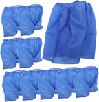 15pcs Disposable Men Underwear Briefs Non-woven Pajamas for Travel Sauna Blue