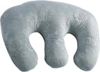 Breast Pillow, Ergonomic Detachable Chest Pillow, Prone Cushion for Napping, Breast Support Pad Bolster SPA Beauty Salon Massage Table Sleep, Grey