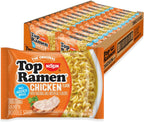Nissin Top Ramen Noodle Soup, Chicken, 3 Ounce (Pack of 24)