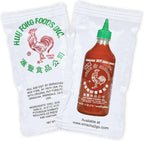 Sriracha2Go - Huy Fong Foods Sriracha Chili Hot Sauce Packets (50-Pack)