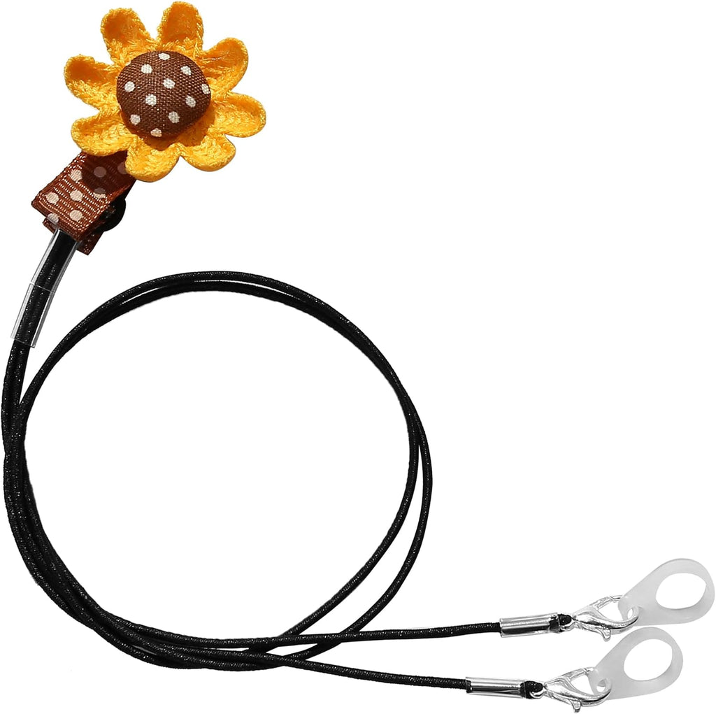 Hearing Aid Clip to Prevent Loss for Adults Seniors, Hearing Aids Holder Protector for BTE, ITE and Various Hearing Devices, Straps Elastic Anti Lost Lanyard Cord with Silicone Loops and Carry Case
