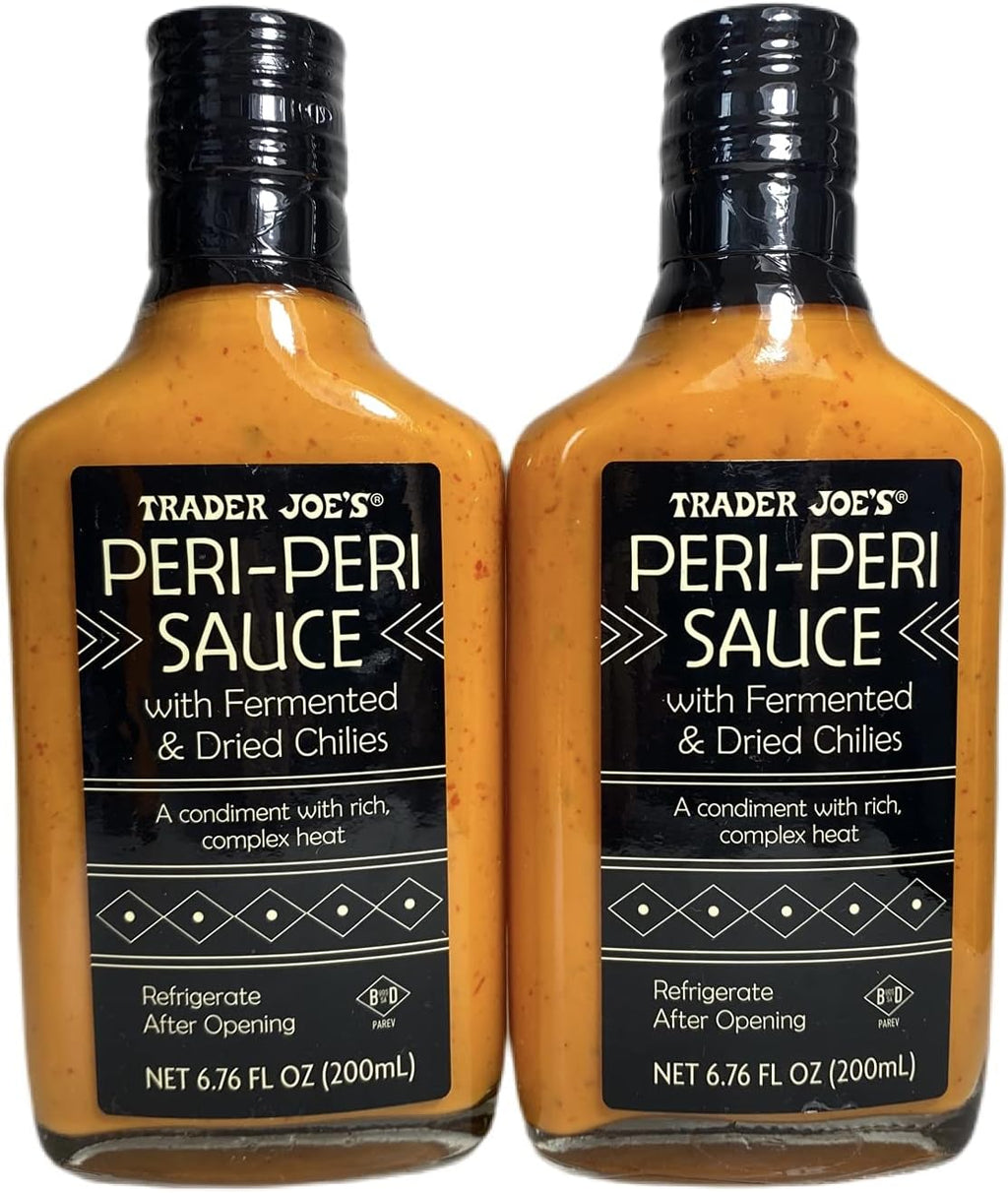 Trader Joe's Peri-Peri Sauce with Fermented Dried Chilies (Pack of 2)