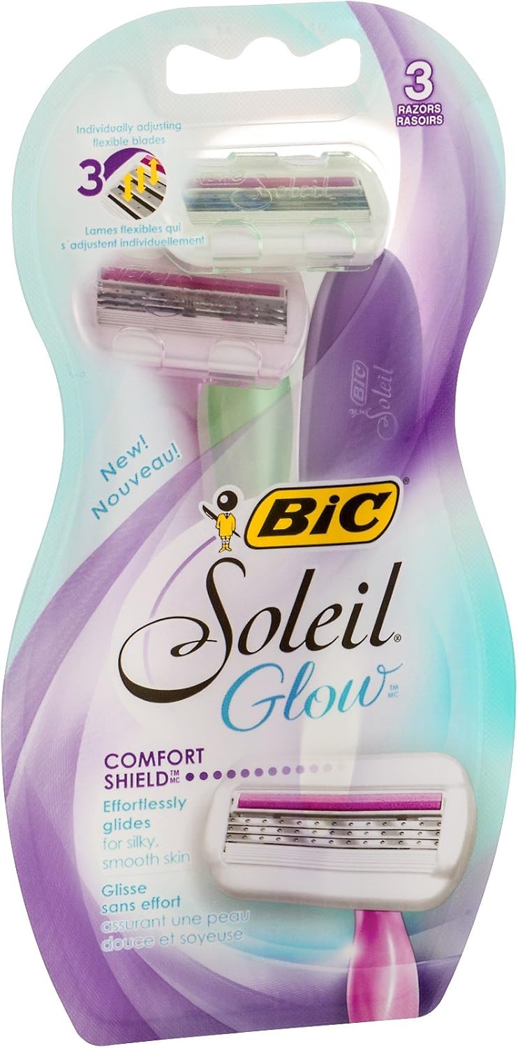BiC Soleil Glow Razors - 3 ct