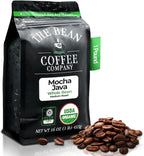 The Bean Organic Coffee Company Mocha Java, Medium Roast, Whole Bean Coffee, 16-Ounce Bag