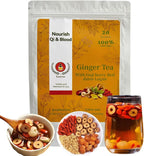Eastrue Ginger Goji Berry Tea-Traditional Chinese Herbal Tea for Women with Jujube Red Dates,Longan, Supports Pregnancy Nausea Relief & Morning Sickness,Postpartum Essentials & Mothers Milks Lactation Tea,Caffeine Free, Organic,(200g/20Bags)