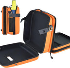 COYEUX Portable AED Storage Bag, AED Defibrillator Storage Bag, with Adjustable Shoulder Straps and Transparent Window, for Home, Office, Public Places