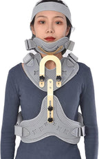 Head Neck Thoracic Orthosis, Orthosis Adult Head Neck Orthosis for Surgery Thoracic Stent, Fracture Fixation Rehabilitation Brace, Cervical Traction