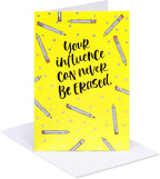American Greetings Thank You Card for Teacher (A Great Year)