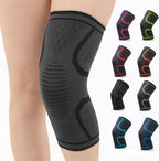 2-Pack Compression Knee Brace for Women & Men - Knee Support Sleeve for Running, Weightlifting, Meniscus Tear, Arthritis Pain Relief, Breathable Anti-Slip Sports Knee Sleeves (Black)