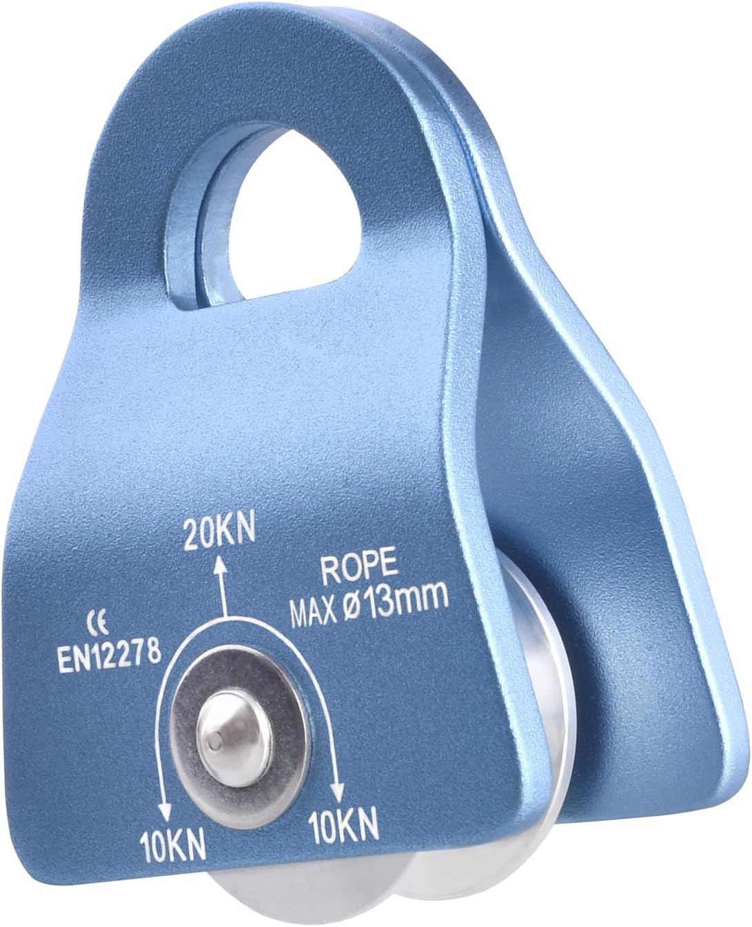 Azarxis 20 kN Micro Side Swing Pulley Prusik Minding Pulleys for 0.47" / 12mm Rope/Cable Rock Climbing Tree Arborist Zipline Lifting Hauling Dragging Rescue Aerrial Work Hitch Tending