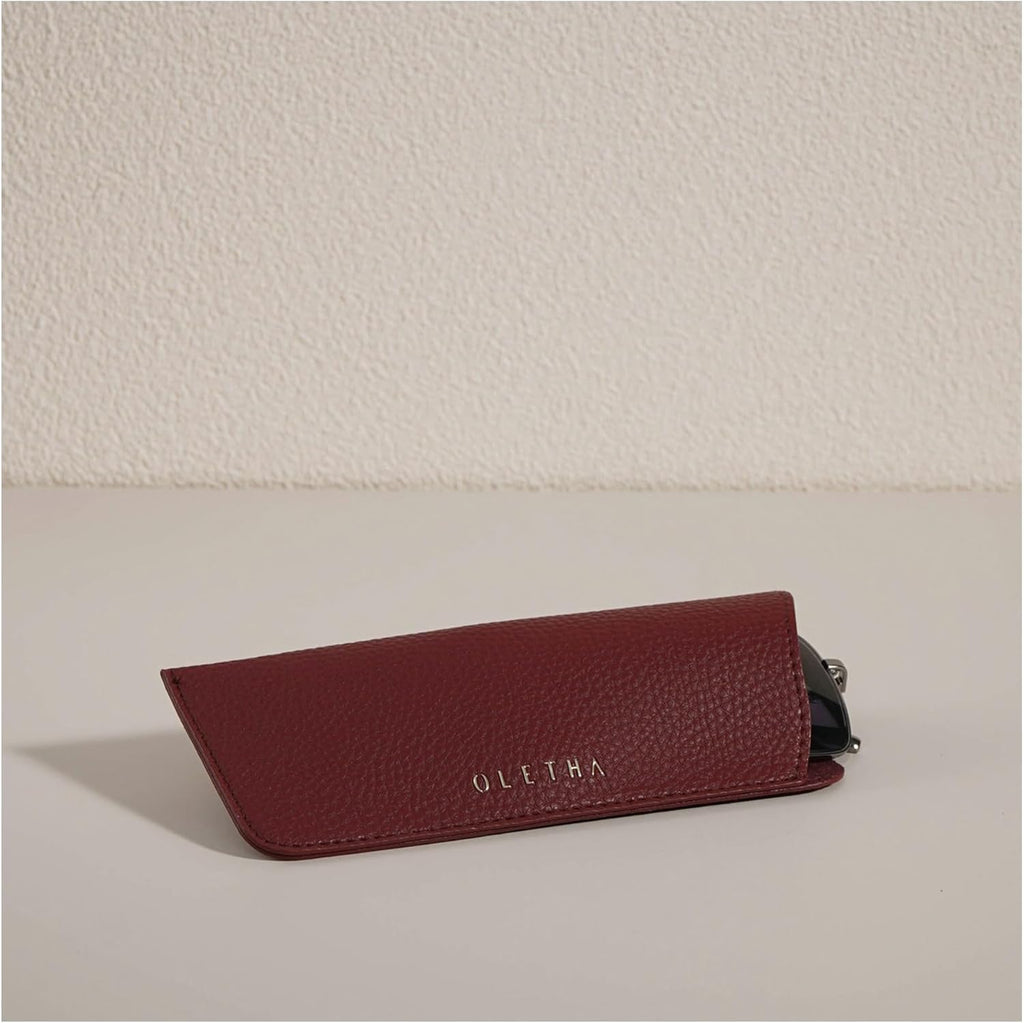 OLETHA Aesthetic Soft Glasses Case, Slip-in Design