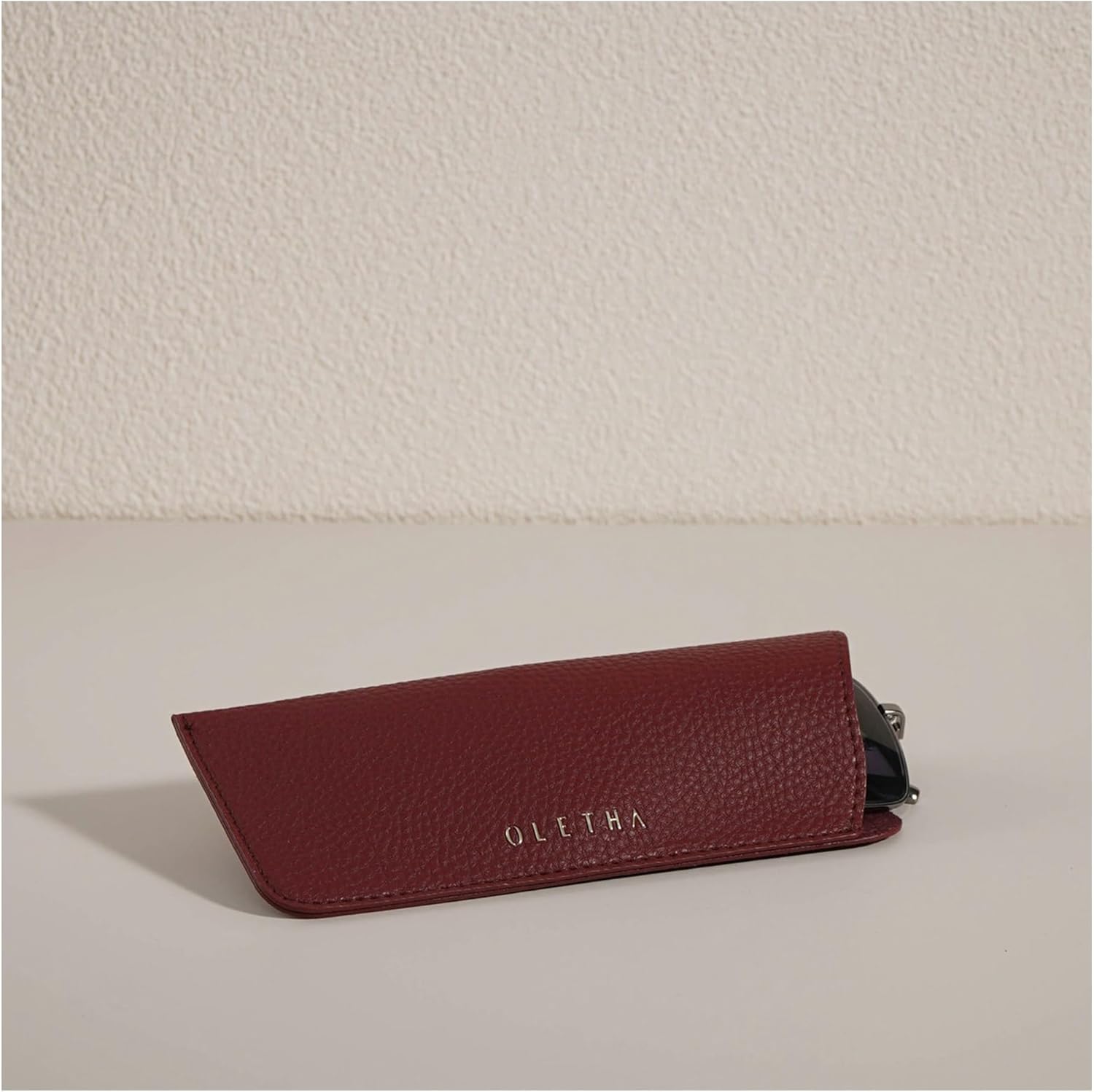 OLETHA Aesthetic Soft Glasses Case, Slip-in Design