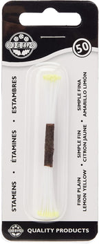 PME Stamens for Sugar Flowers Fine Plain Lemon Yellow (Pack of 50)