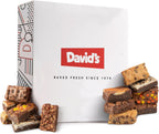 David’s Cookies Assorted Brownies – 12 Pcs (2 oz Each) Freshly Baked Gourmet Brownie Snacks in Carton Gift Box – Great for Sharing, Parties & Dessert Gifting