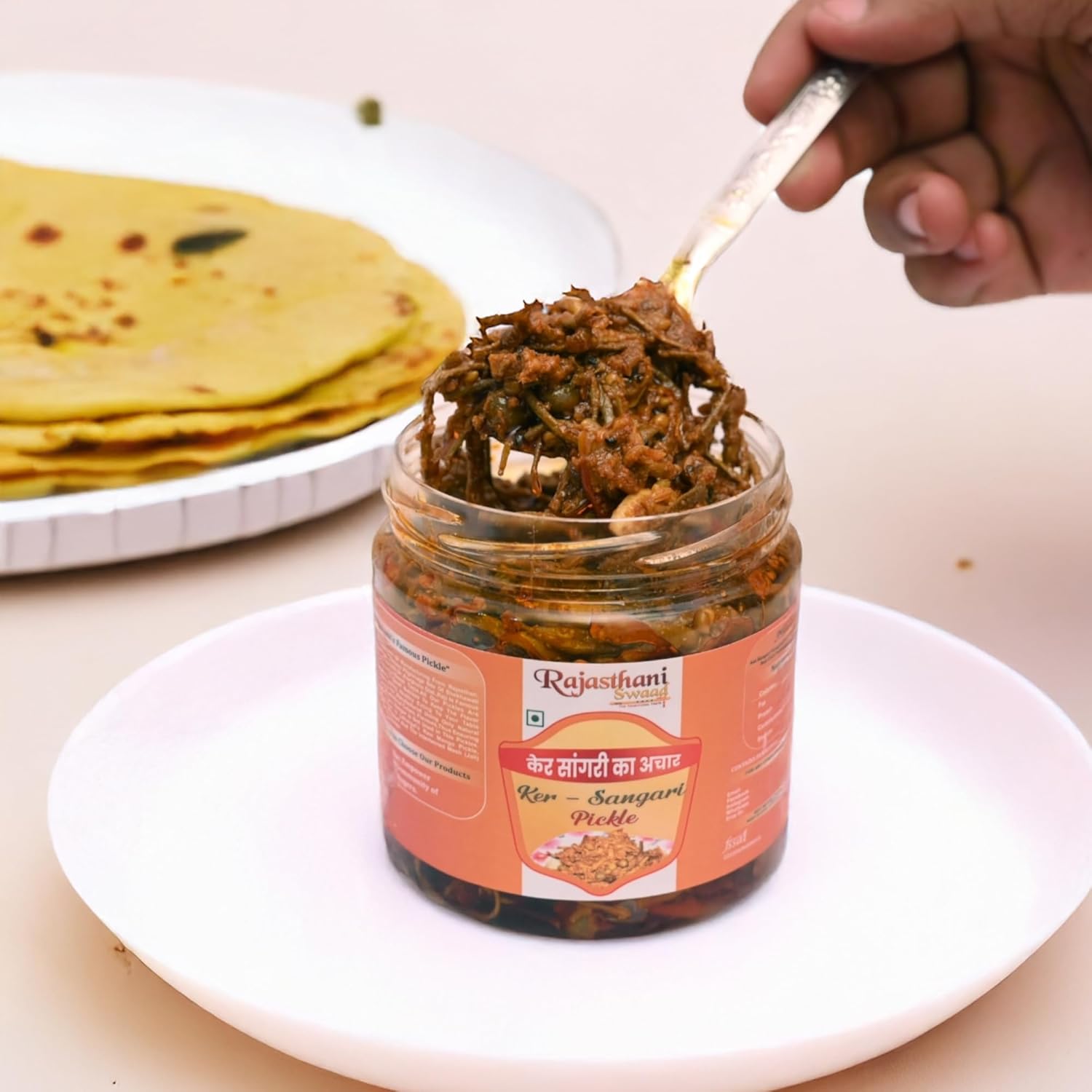 Rajasthani Swaad Kair Sangari Pickle Homemade Ker Sangri Ka Achar | Pack of 400 Gram
