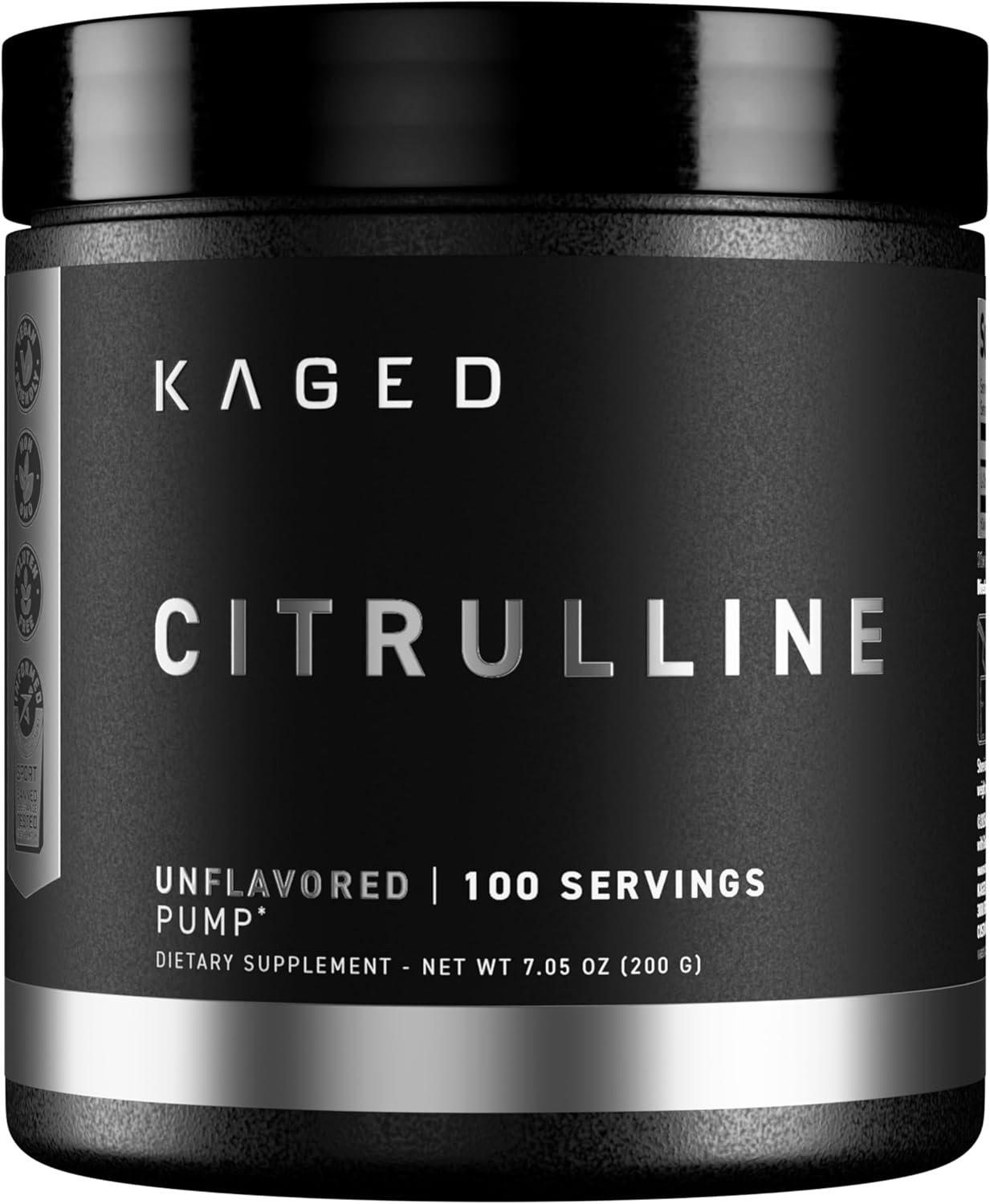 Kaged L-Citrulline Powder | Unflavored | Enhanced Pumps | Improve Muscle Vascularity | Nitric Oxide Booster | Supplements for Men & Women | 100 Servings