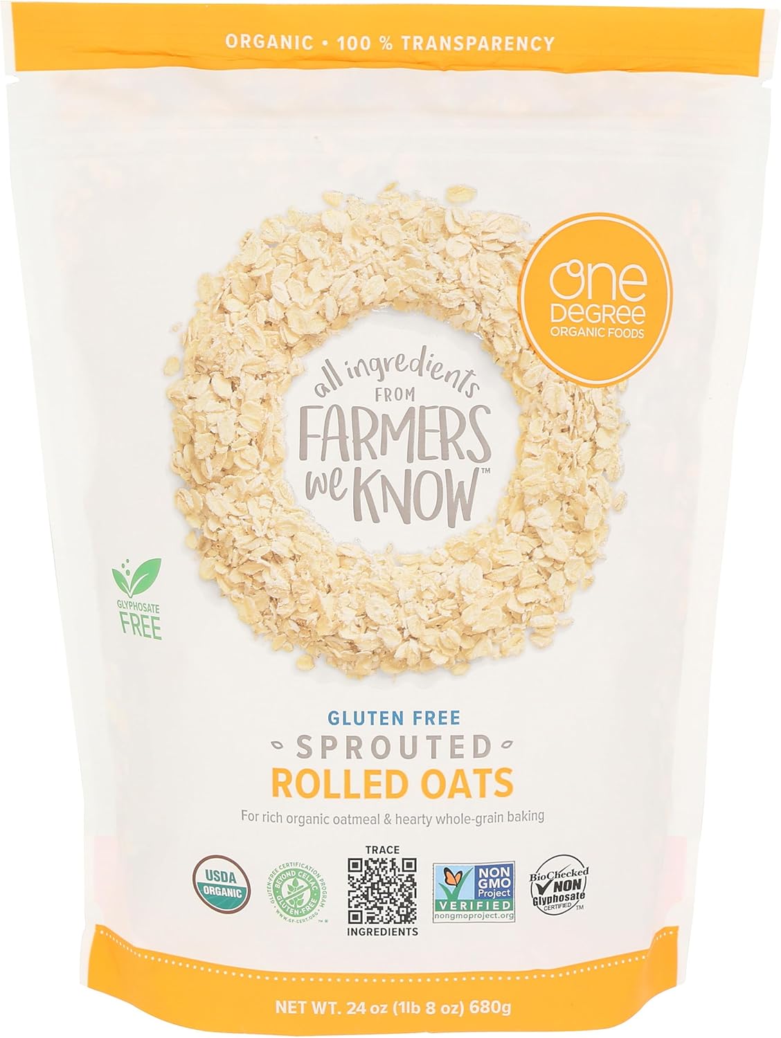 Hot Cereal Rolled Oat USA (24oz)