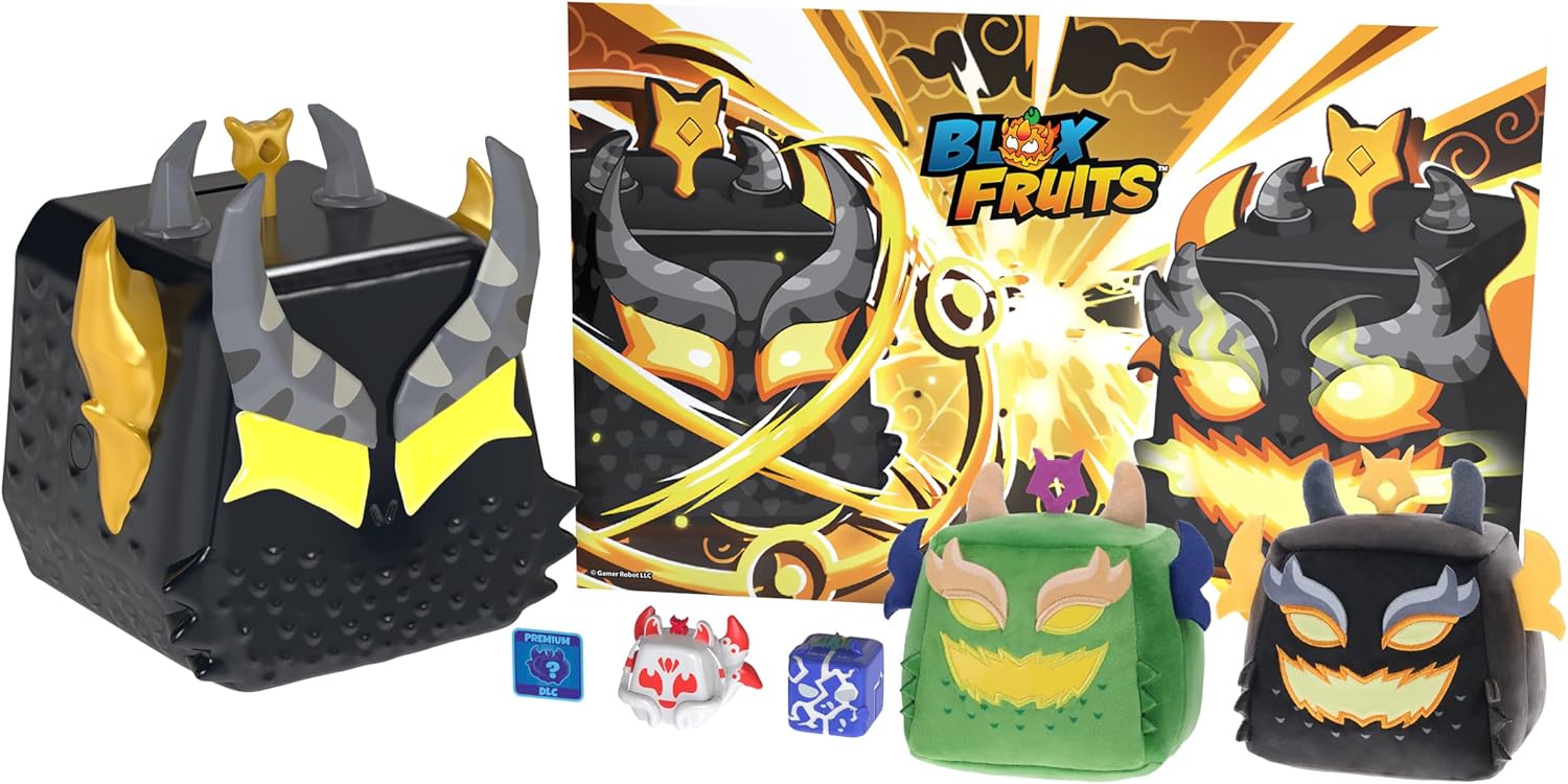 Blox Fruits — Ember Dragon Storage Case Bundle — Series 3 — Plush Toys, Exclusive Minifigures, Poster — Includes DLC Code — Officially Licensed Collector Set by PhatMojo