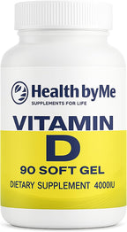 Vitamin D3 Supplement - Supports Healthy Bones, Teeth, Muscles and Immune Health - Vitamin d 4000 IU - 90 Softgels, 3 Months Supply