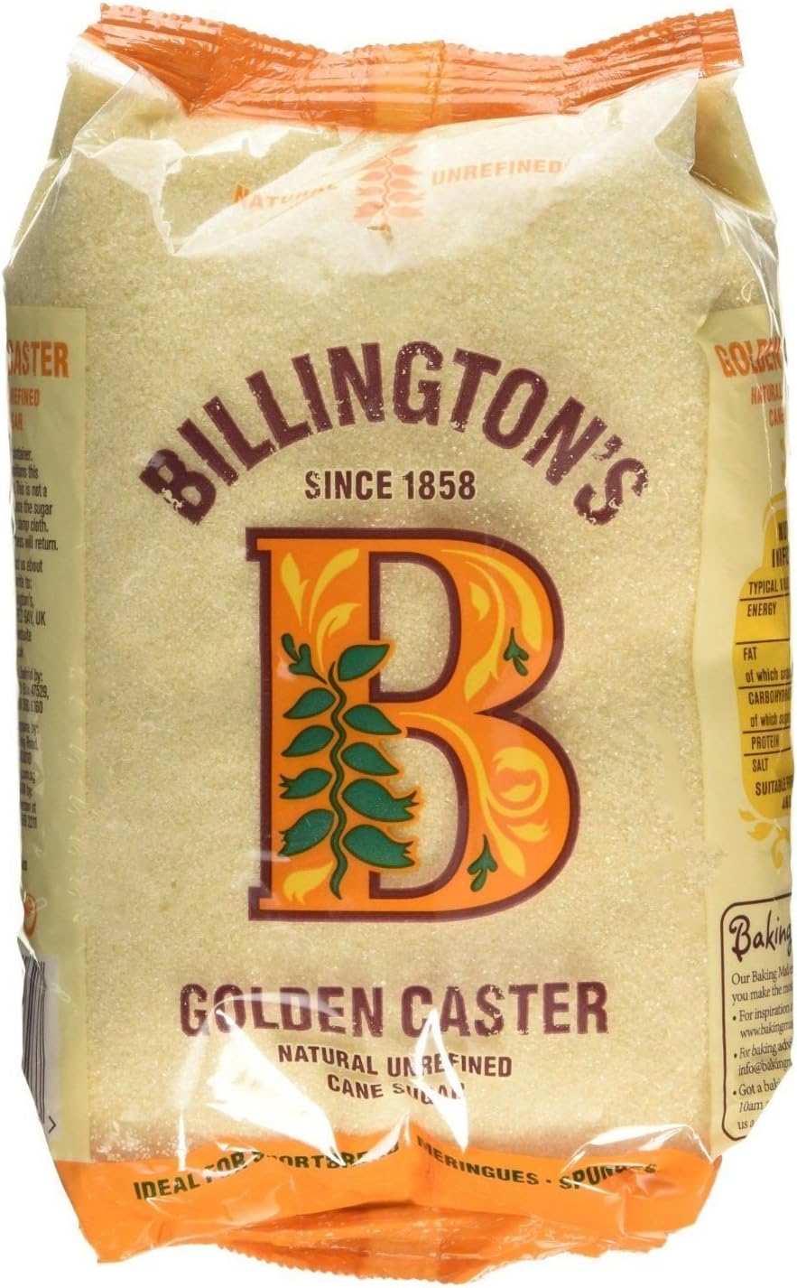 Billingtons Golden Caster Sugar 1000g (Pack of 4)