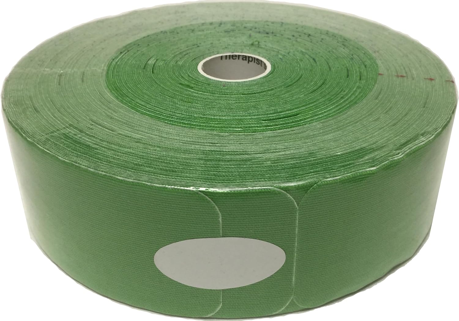 Therapist’s Choice® Kinesiology Tape, 2"x105' PRE-Cut Bulk Roll, PRE-Cut into Easy-to-Apply 10 inch Strips (Hot Green)